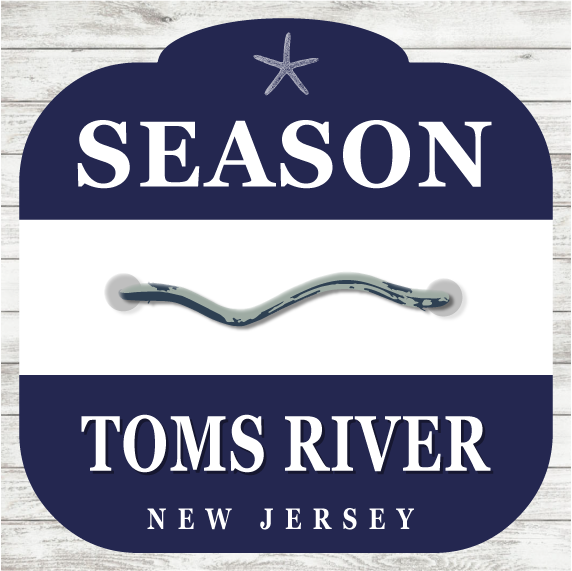 12"x12" - Wood Beach Badge
