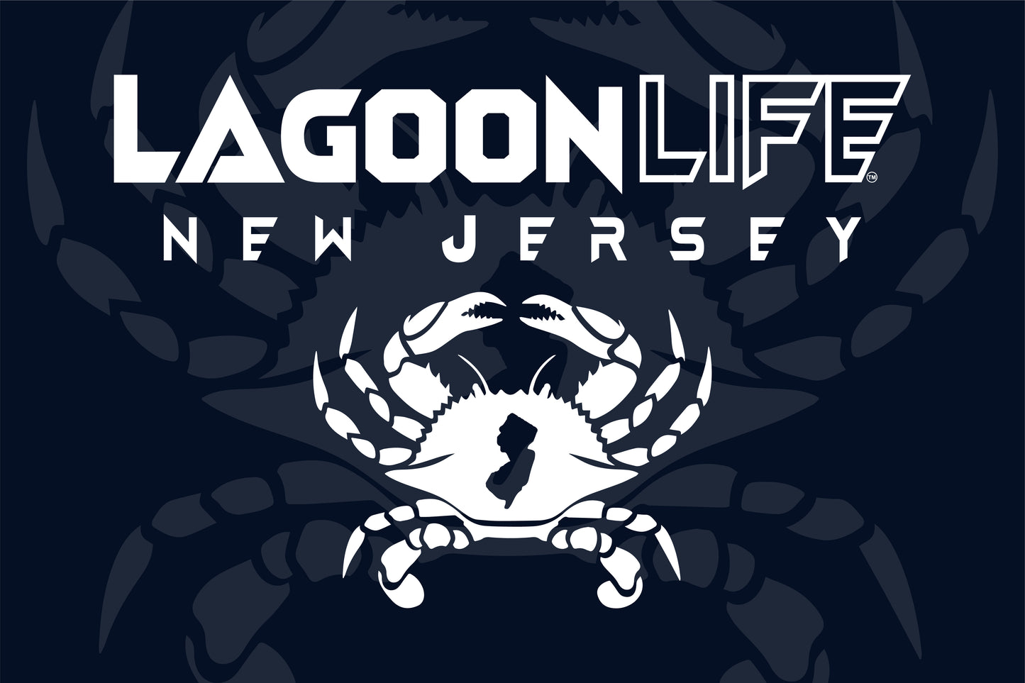 Lagoon Life - Boat Flags - 12"x18"
