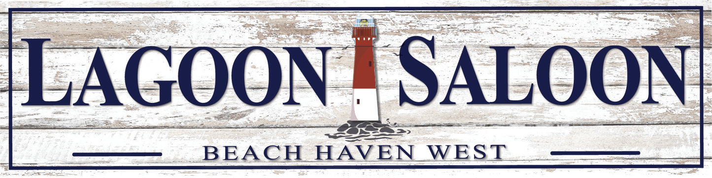 6" x 24" - Lagoon Saloon - Beach Haven West