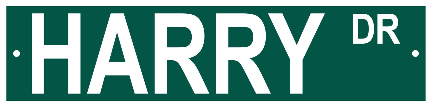 6"x24" - Town Street Signs