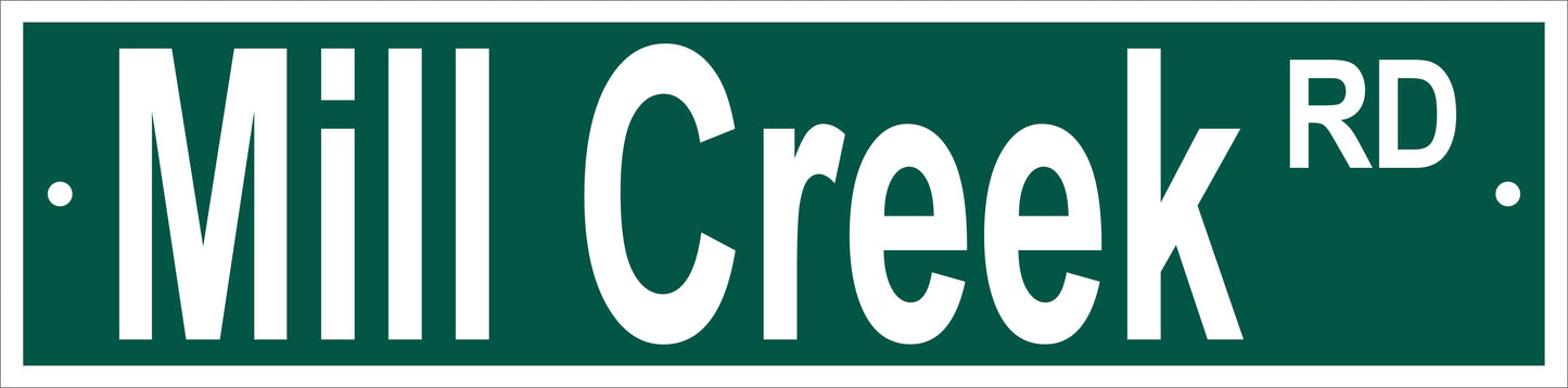 6"x24" - Town Street Signs