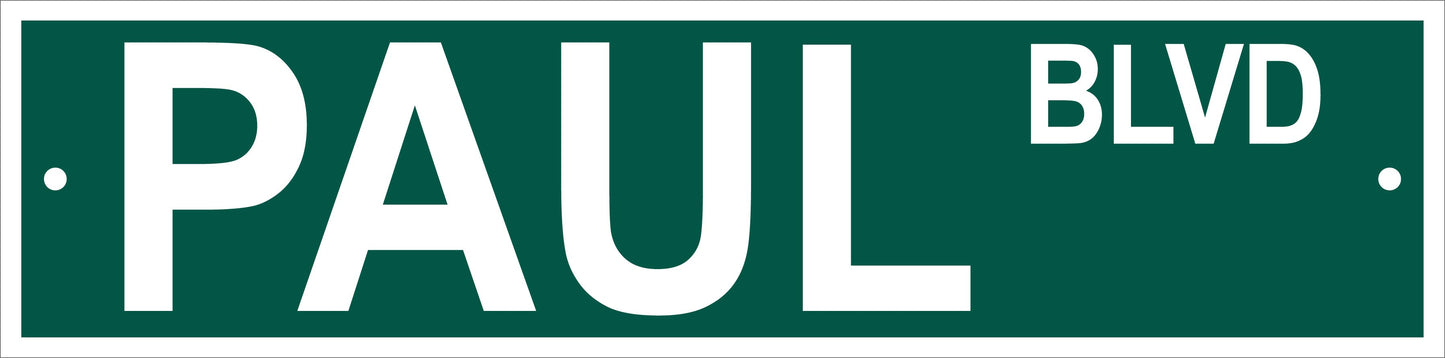 6"x24" - Town Street Signs
