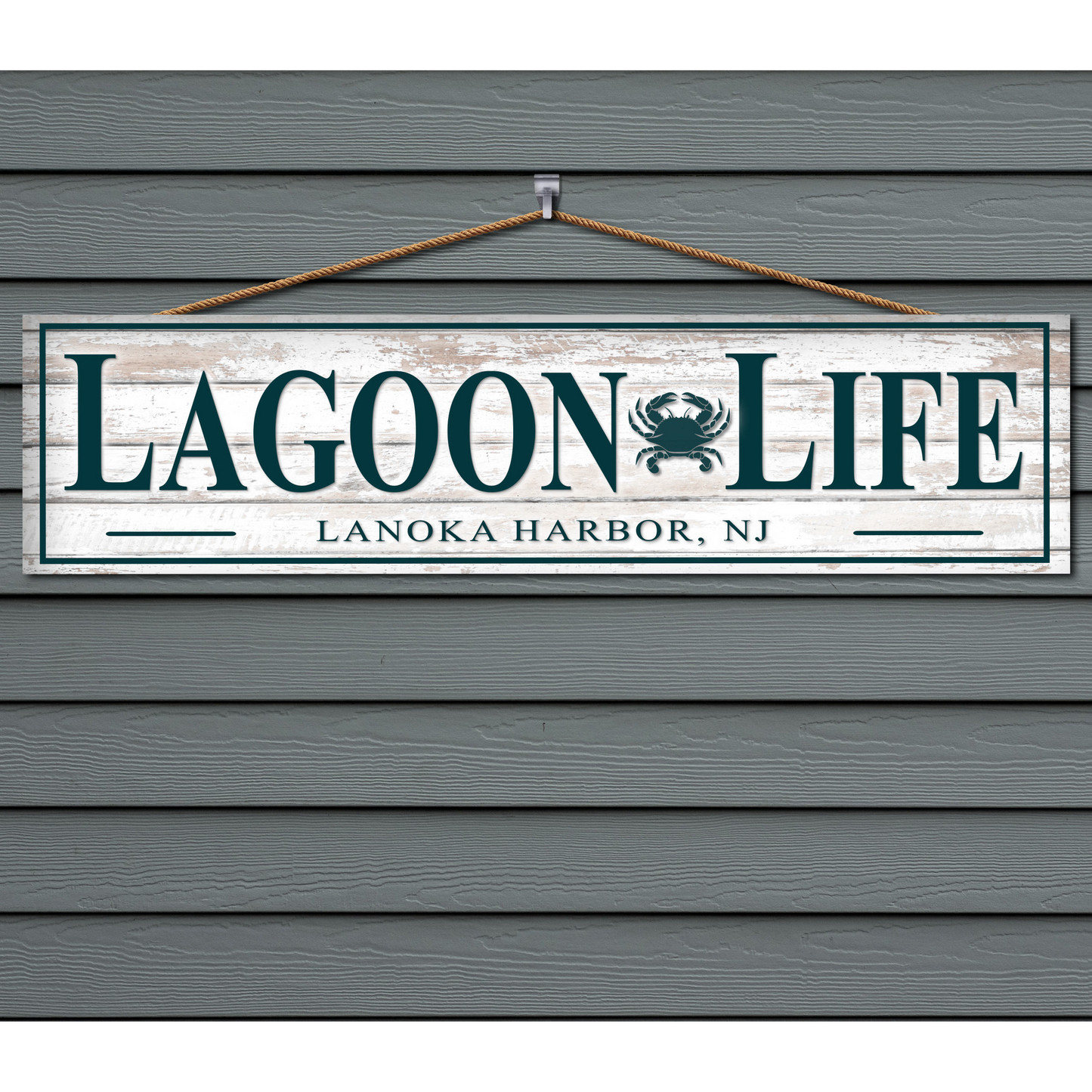 6"x24" - Lagoon Life - Wood Sign