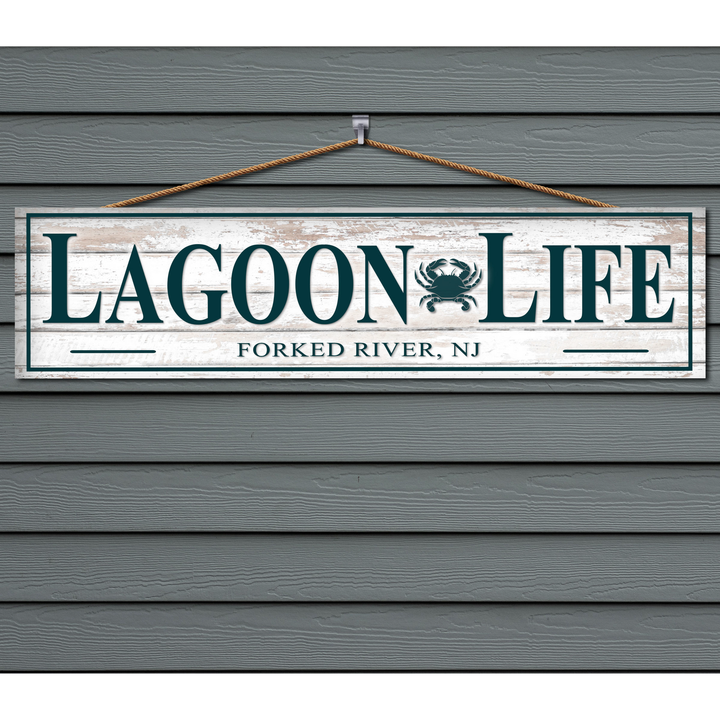 6"x24" - Lagoon Life - Wood Sign