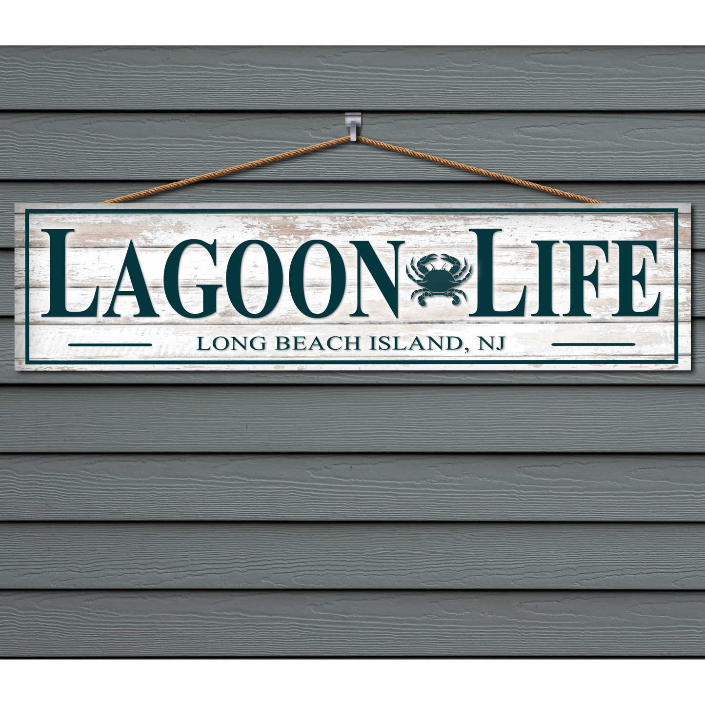6"x24" - Lagoon Life - Wood Sign