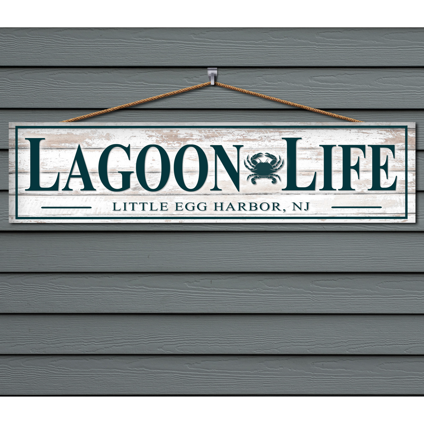 6"x24" - Lagoon Life - Wood Sign