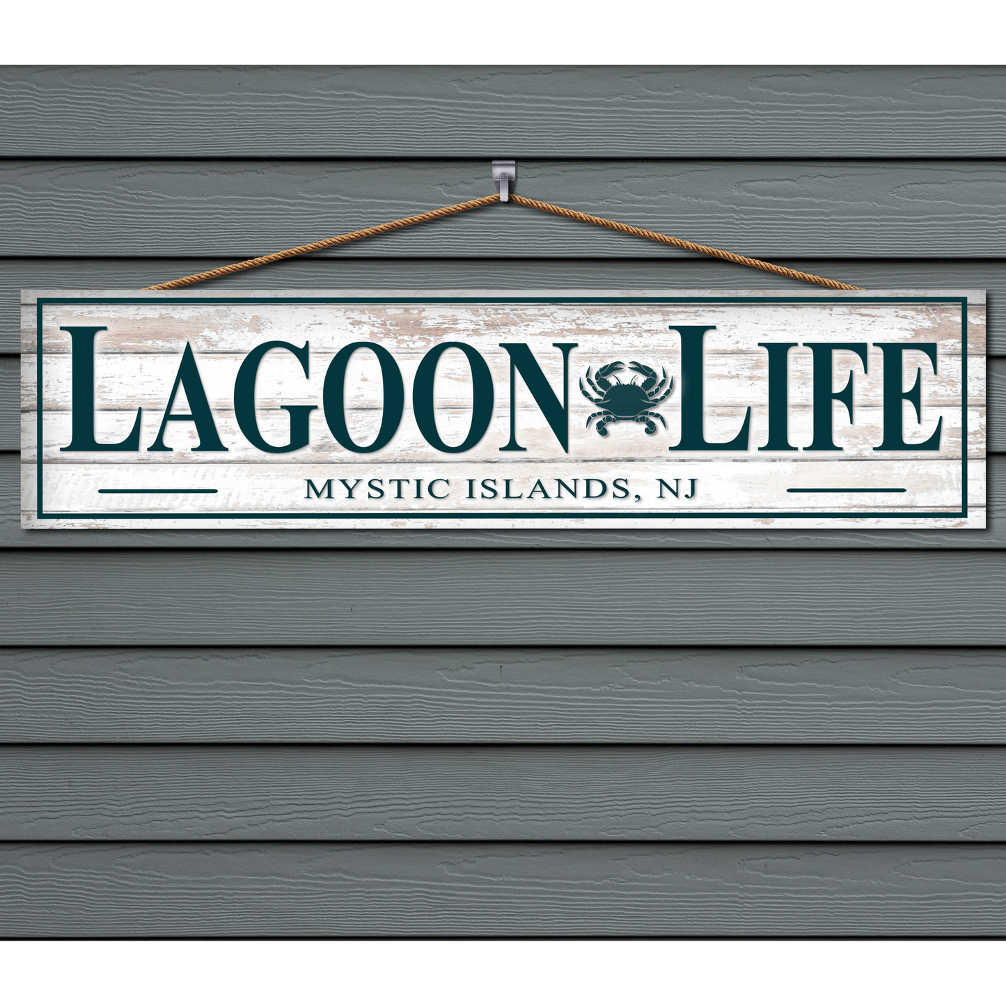 6"x24" - Lagoon Life - Wood Sign