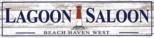 6" x 24" - Lagoon Saloon - Beach Haven West