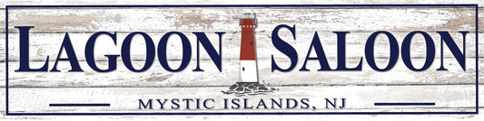 6" x 24" - Lagoon Saloon - Mystic Islands