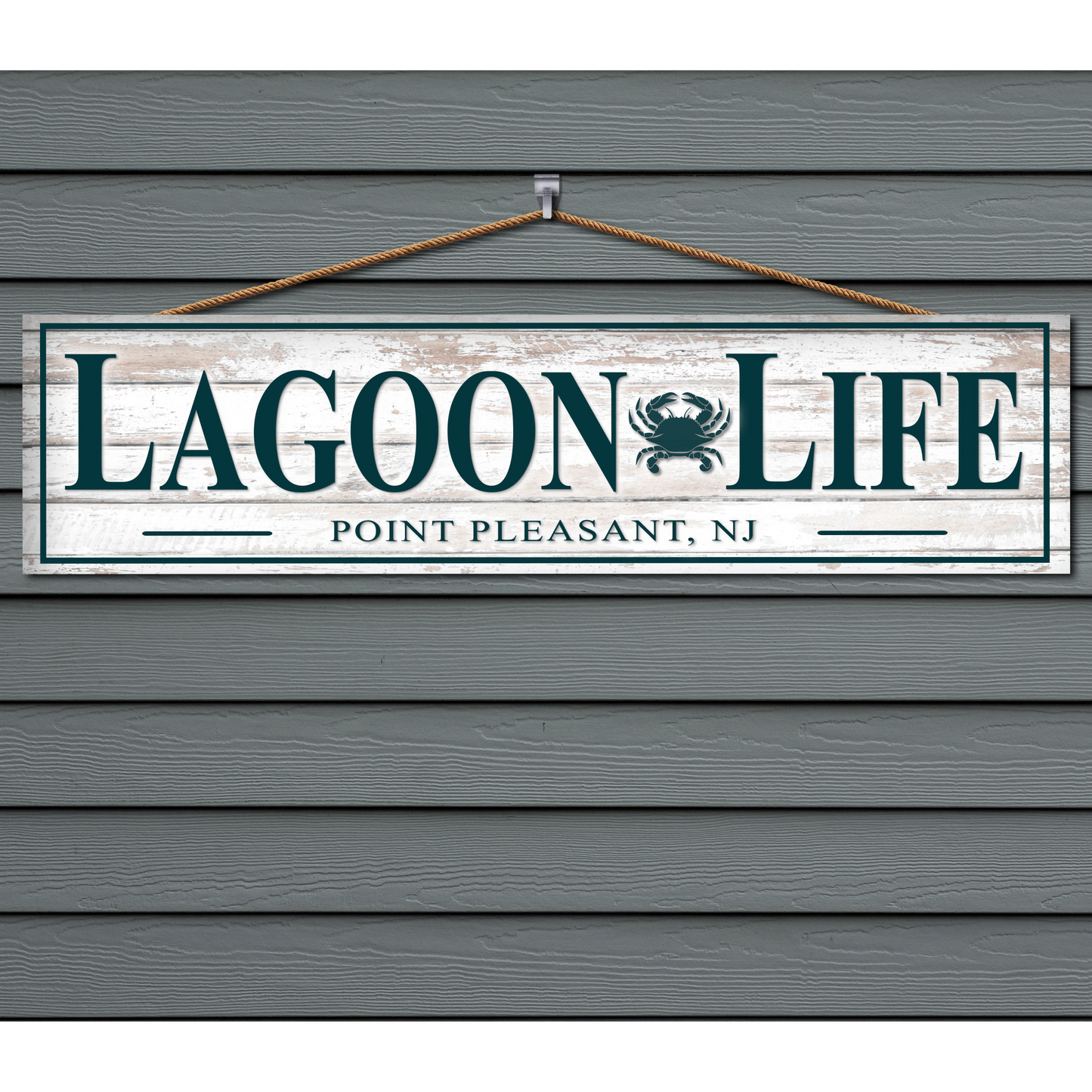 6"x24" - Lagoon Life - Wood Sign