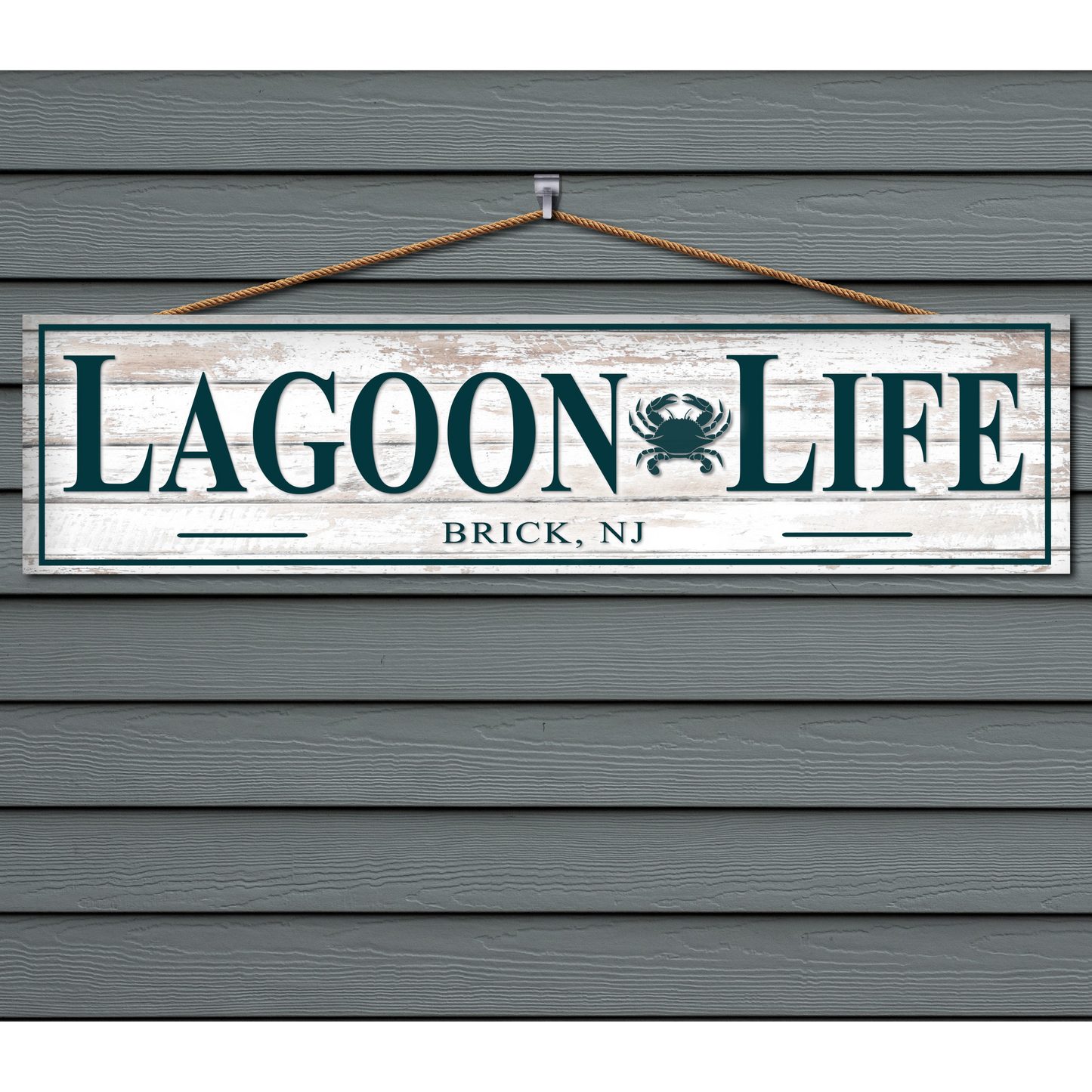 6"x24" - Lagoon Life - Wood Sign