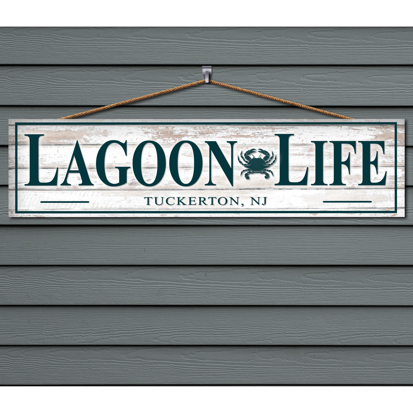 6"x24" - Lagoon Life - Wood Sign